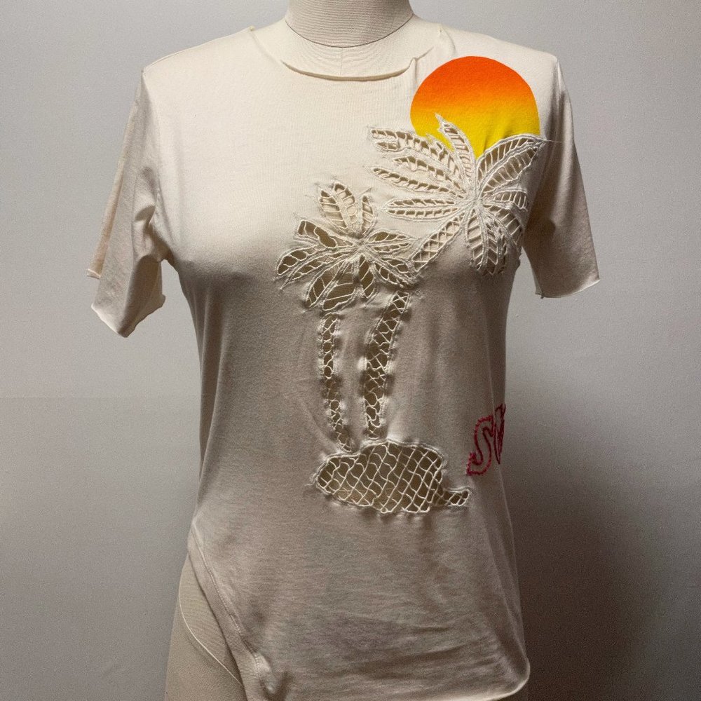 Religion Some Like It Hot Tee (NWOT) – Cream